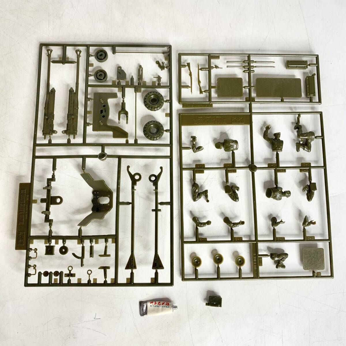 未組立 タミヤ TAMIYA 1/35 イギリス陸軍 6ポンド対戦車砲 プラモデル MM105 現状品