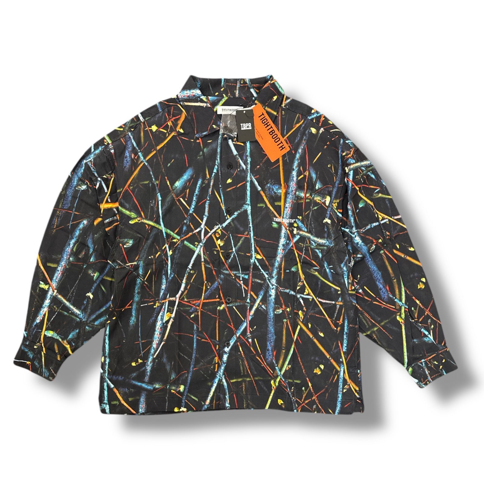 参考上代27500円 未使用品 TIGHTBOOTH 23AW BRANCH CAMO SHIRT 参考上代27500円 未使用品 TIGHTBOOTH 23AW BRANCH CAMO SHIRT
