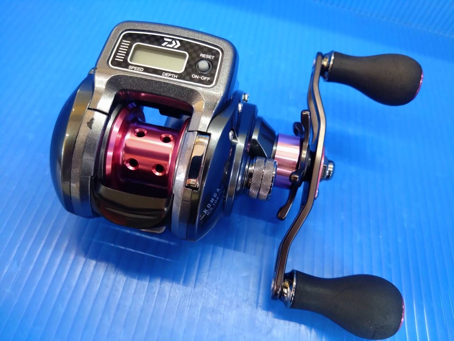 1円 DAIWA 紅牙 KOHGA ICS 103L ベイトリール 左ハンドル 動作品 付属品