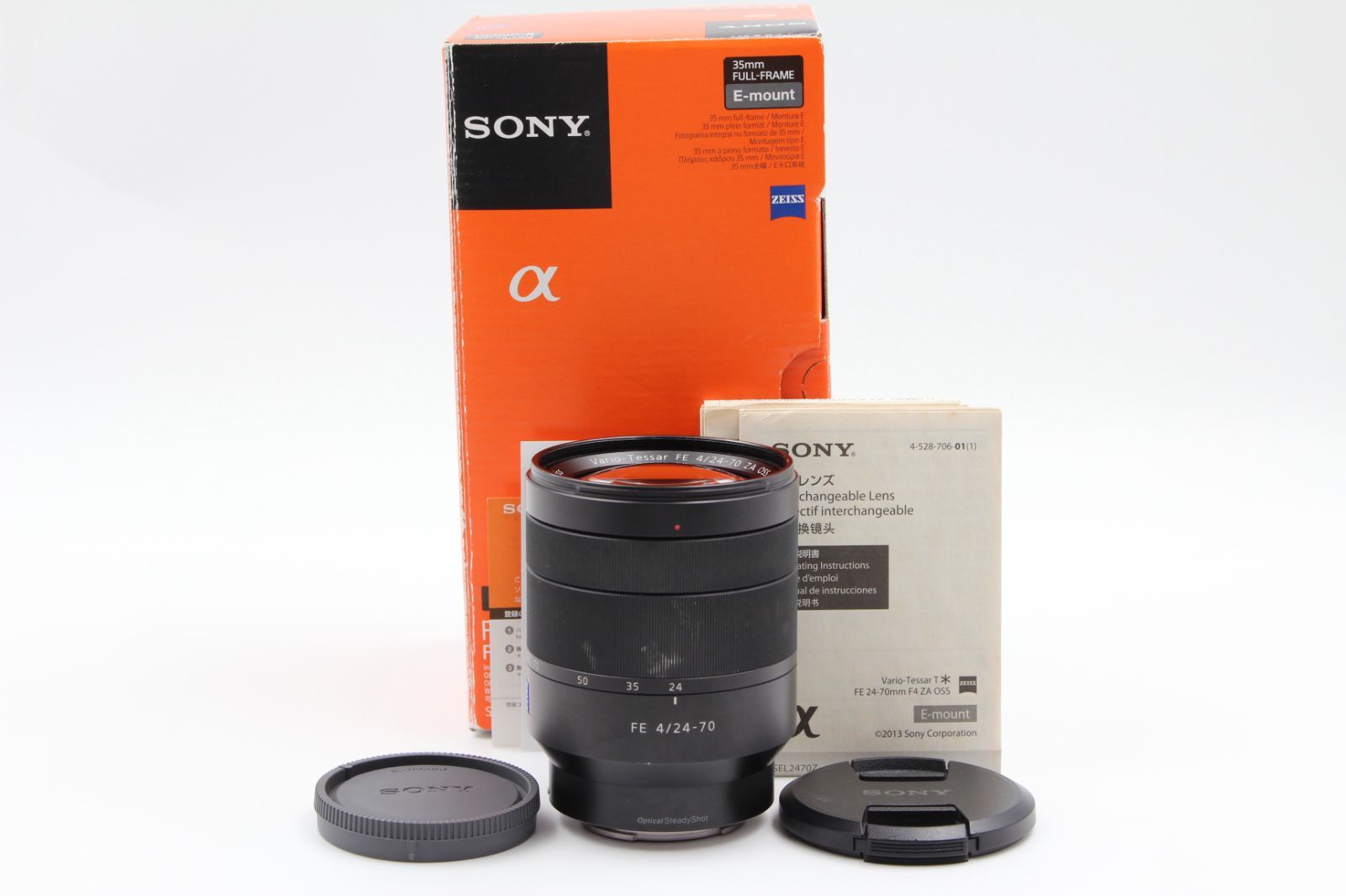 □良品□SONY Vario-Tessar T* FE 24-70mm F4 ZA OSS SEL2470Z Eマウント 標準ズームレンズ ソニー -  メルカリ