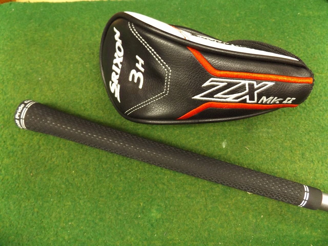 3700 SRIXON ZX MKⅡ HYBRID #3 19° 純正カーボン S カバー有