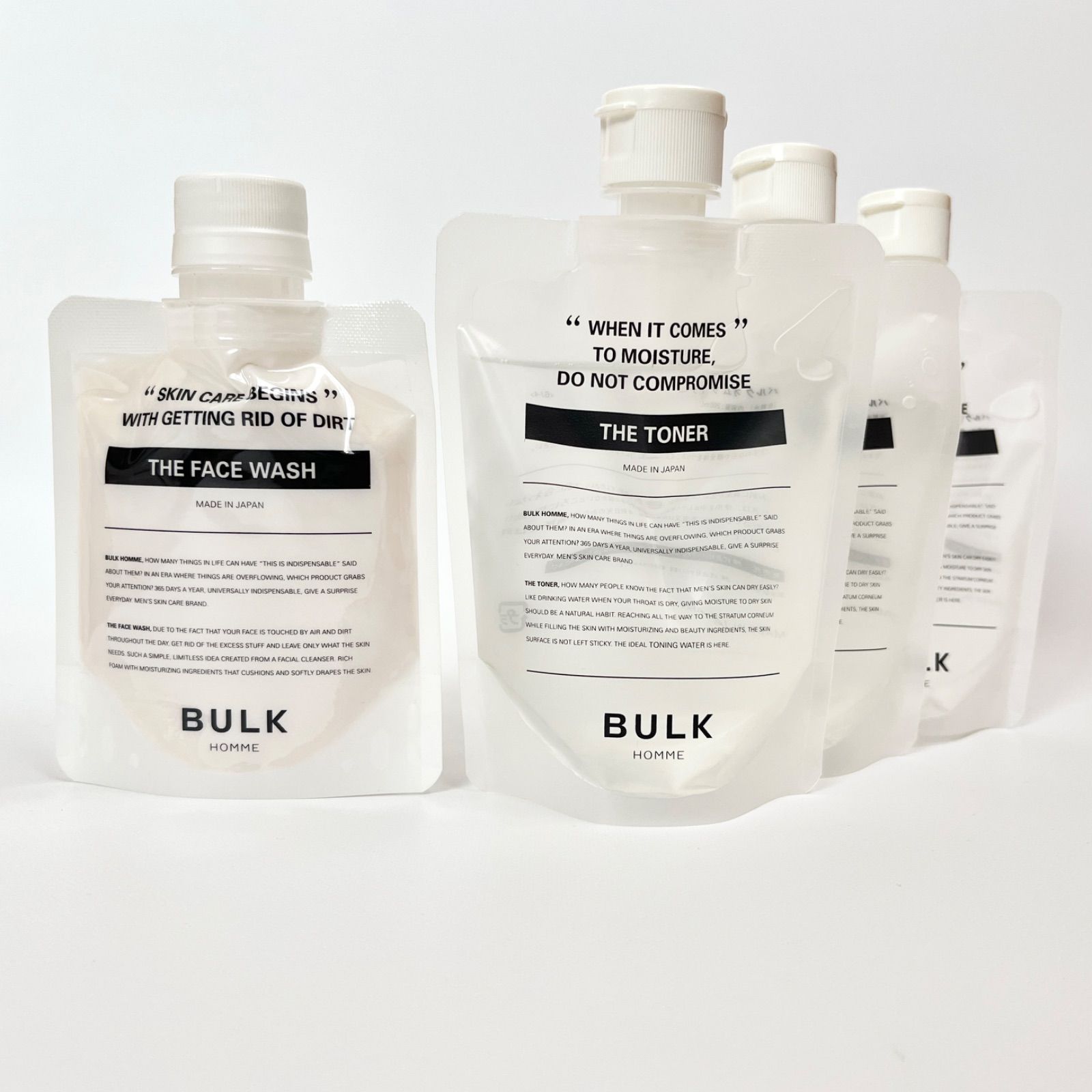 バルク オム THE FACE WASH 洗顔料 100g、化粧水200ml バルク オム THE