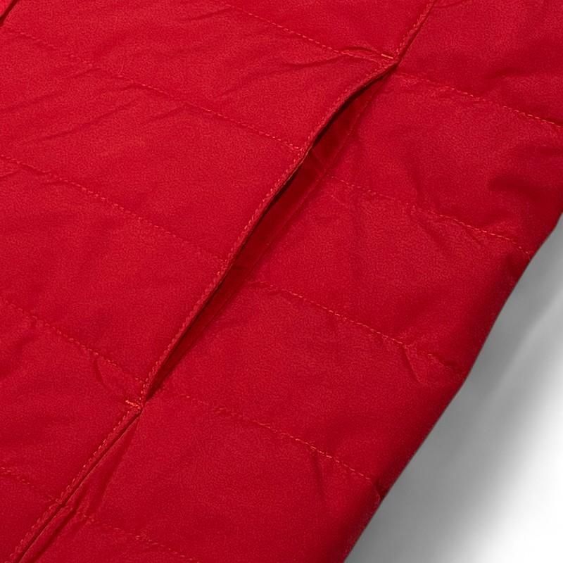 MUNSING WEAR マンシングウェア 中綿ベスト レッド M ゴルフ