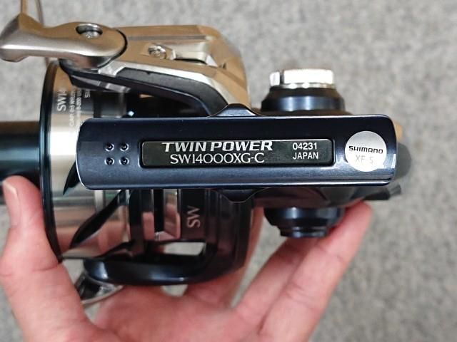 未使用品】 シマノ 21 ツインパワーSW 14000XG スピニングリ－ル