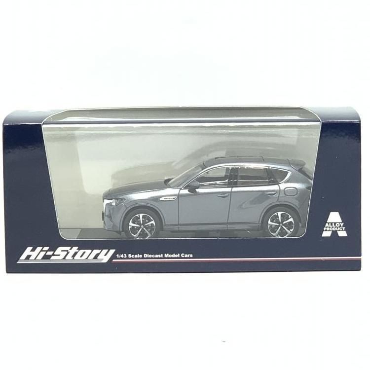 【中古】Hi-Story 1/43 マツダ CX-60 XD-HYBRID Premium Modern 2022(マシーングレープレミアムメタリック)[69]