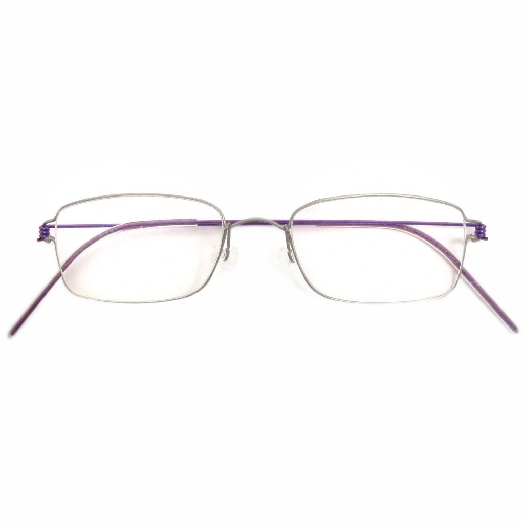 リンドバーグ LINDBERG AIVIS メガネフレーム 眼鏡 エアチタニウムリム パープル 49□18 145B