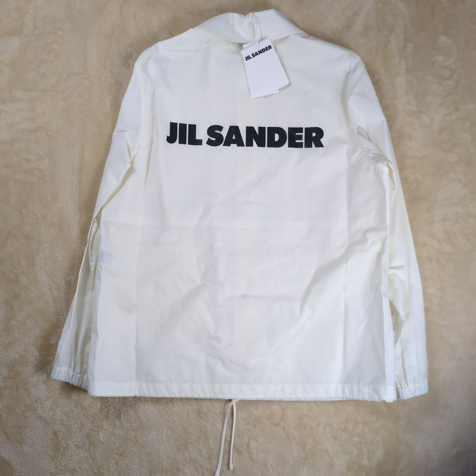 【希少】JIL SANDER ロゴプリント スタッフジャケット 希少】JIL SANDER ロゴプリント スタッフジャケット - メルカリ