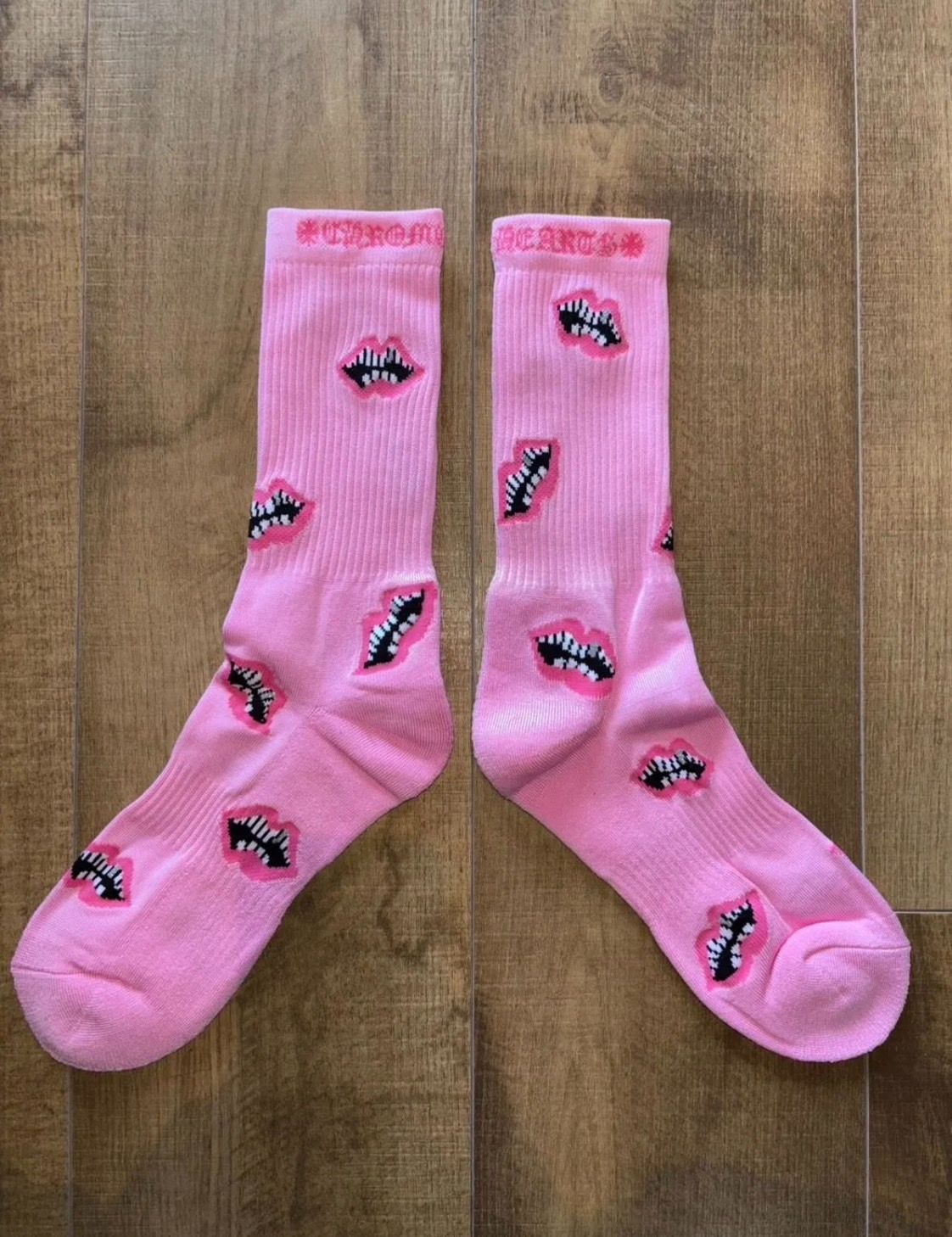 CHROME HEARTS クロムハーツ MATTY BOY マッティボーイ Socks ソックス 靴下 Comper チョンパー Pink ピンク Mサイズ