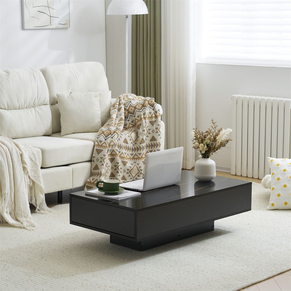 ローテーブル 収納付き センターテーブル 大容量 簡単開閉 収納