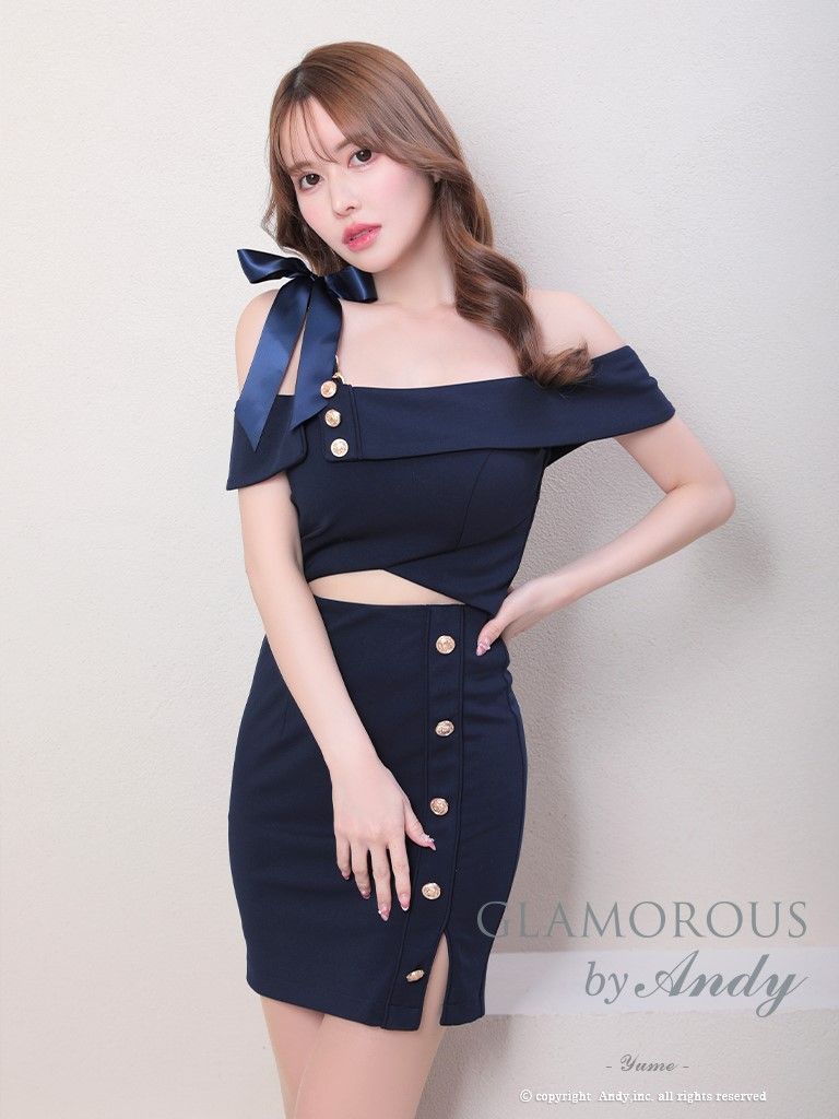 ネイビー [GMS-V811]【GLAMOROUS by お買い得品 Andy