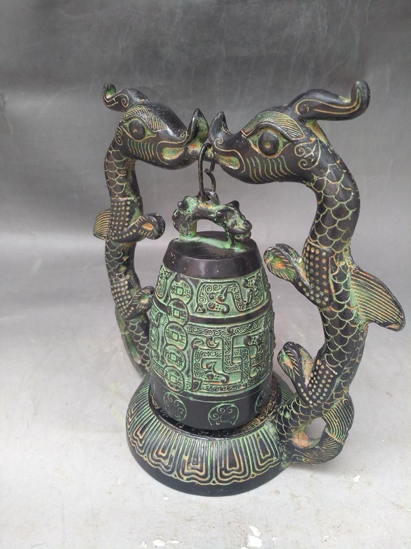 青銅器 双竜鐘曽侯乙編鐘 装飾品 現代工芸品 美術品 置物 青銅器 双竜編鐘 楽器曽侯乙編鐘 装飾品 現代工芸品 美術品 置物