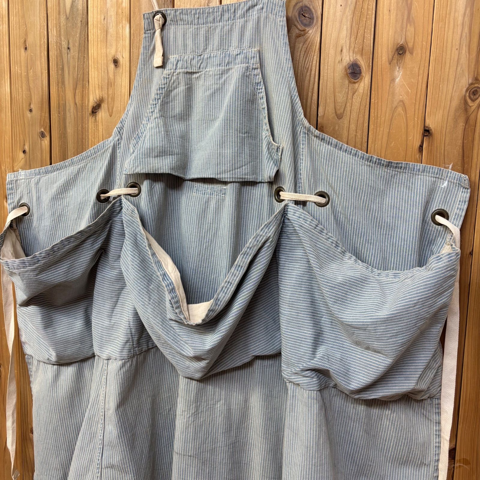 デニム エプロン