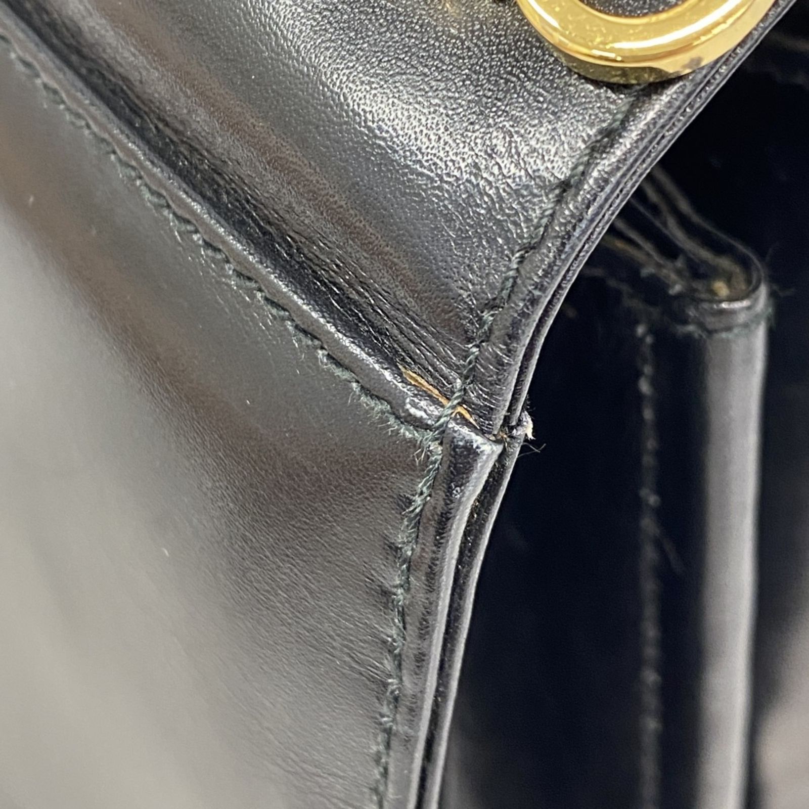 Salvatore Ferragamo ガンチーニジップ ハンドバッグ レザー サルヴァトーレ・フェラガモ(Salvatore Ferragamo