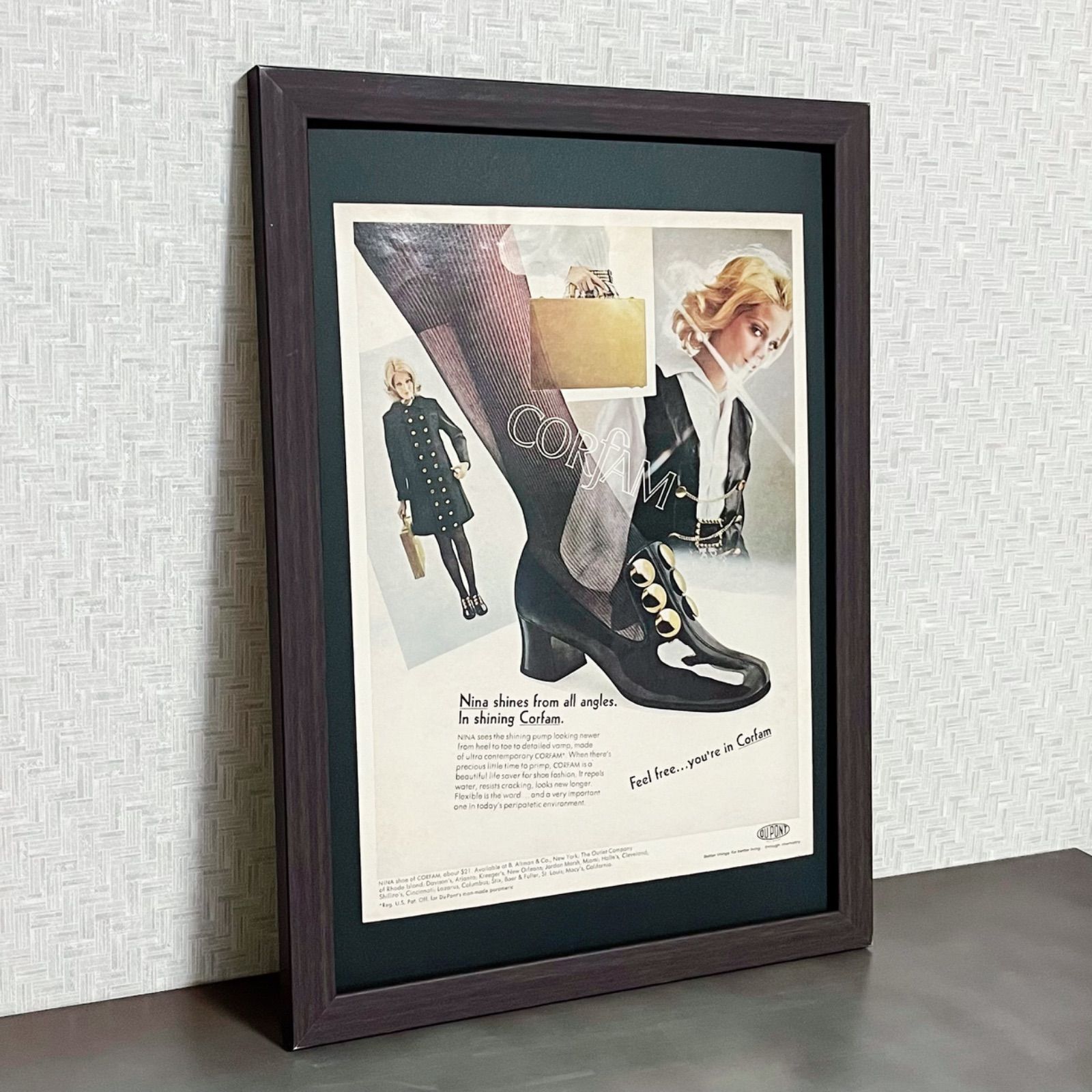 1970s 広告＞ポスター シート 靴 アドバタイジング ポスター