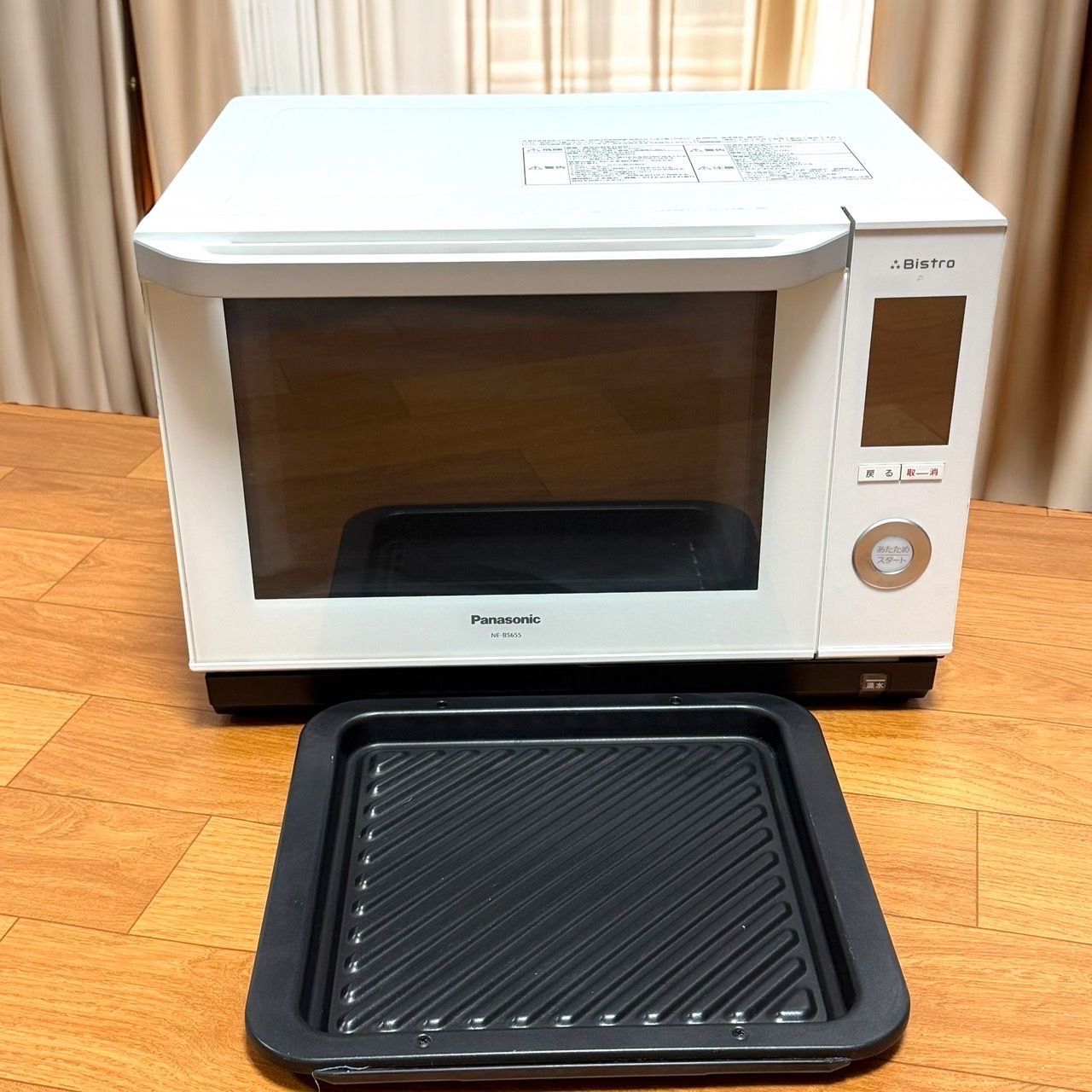 ☆美品 パナソニック NE-BS655 W ホワイト スチームオーブンレンジ 概要 スチームオーブンレンジ NE-BS655 | オーブンレンジ・単