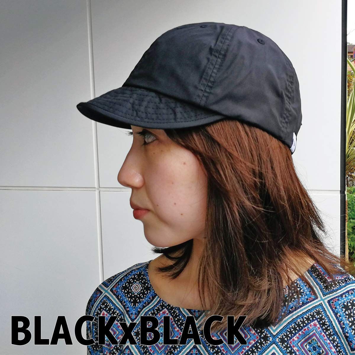 ベーシックエンチ Teflon Umpire Cap ショートつば はっ水 手洗い UVカット アンパイヤキャップ 大きいサイズ有り 