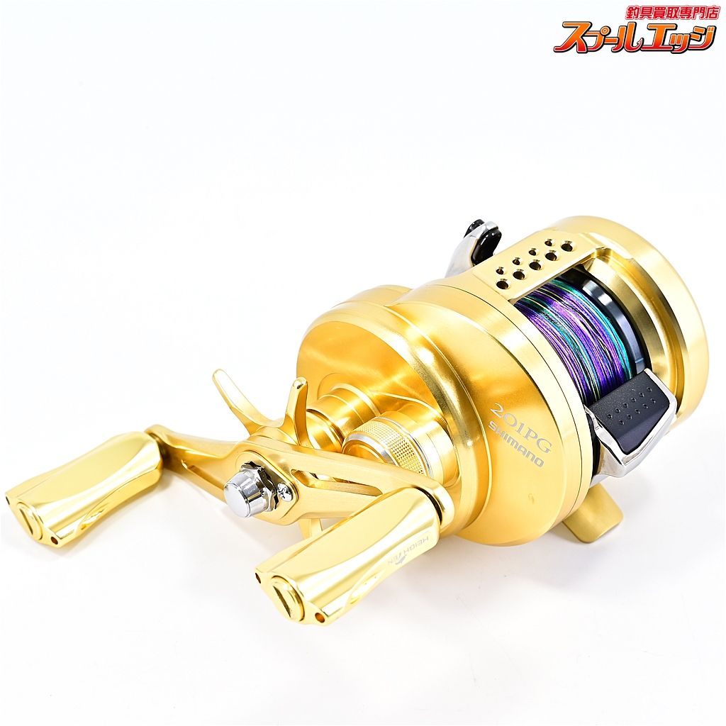 SHIMANO - 【中古】 シマノ 15 オシアコンクエスト 201PG SOM AC30ハンドル付  /P192M SHIMANO - 【中古】 シマノ 15 オシアコンクエスト 201PG SOM