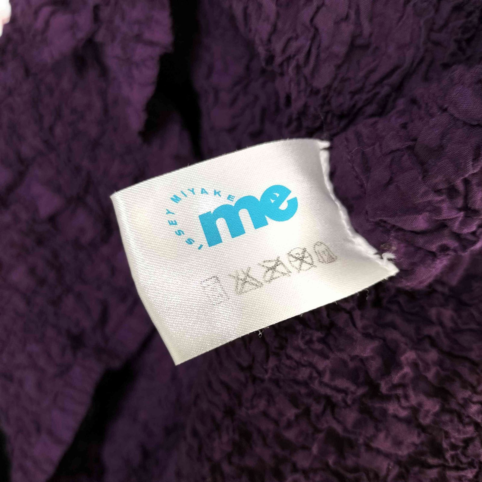 me ISSEY MIYAKE イッセイミヤケ ボトルネック カットソー ミー イッセイミヤケ me ISSEY MIYAKE ボトルネック カリフラワー シワ