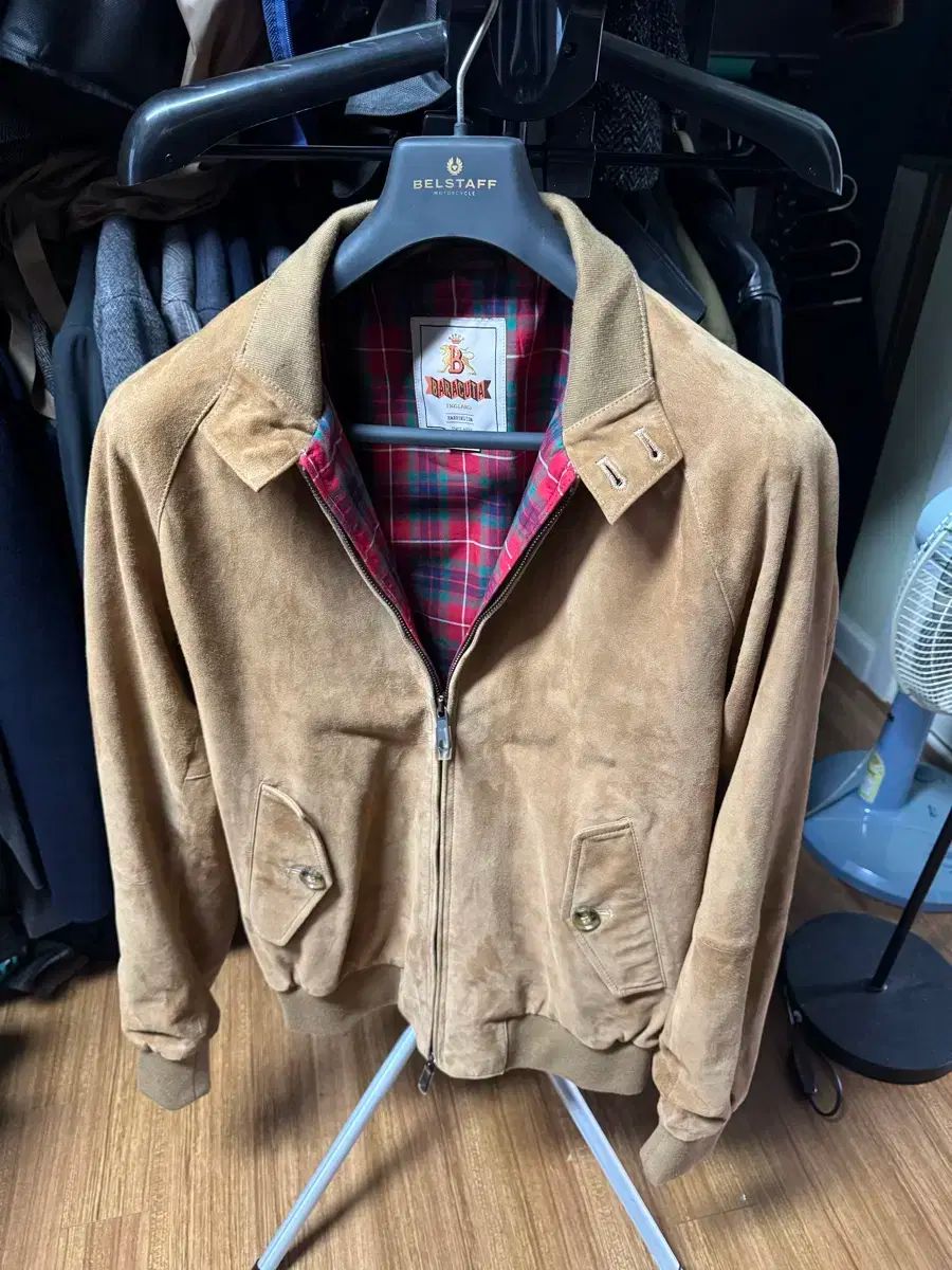 BARACUTA バラクータ G9 スエード ジャケット タバコ 40
