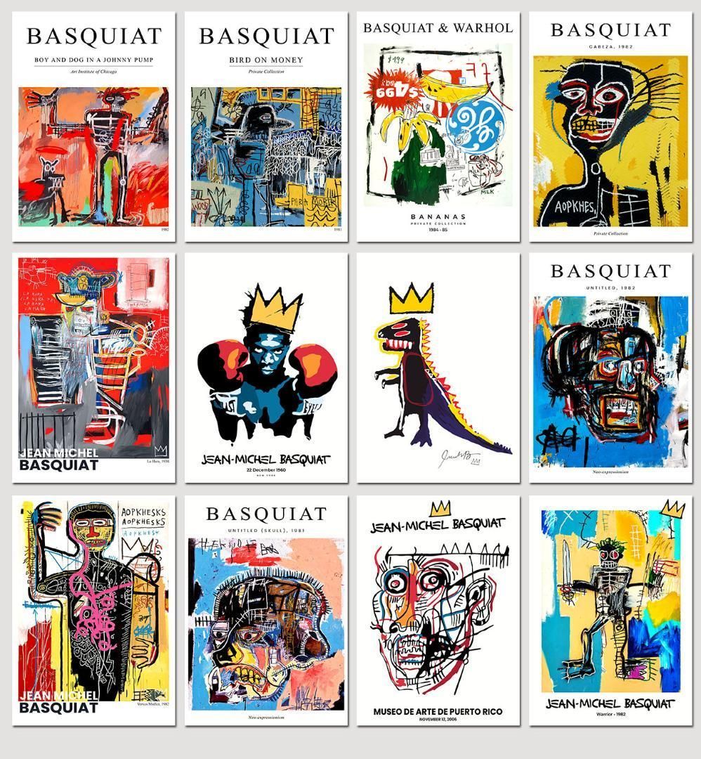 バスキア ポストカード 12枚セット Basquiat アート はがき - メルカリ