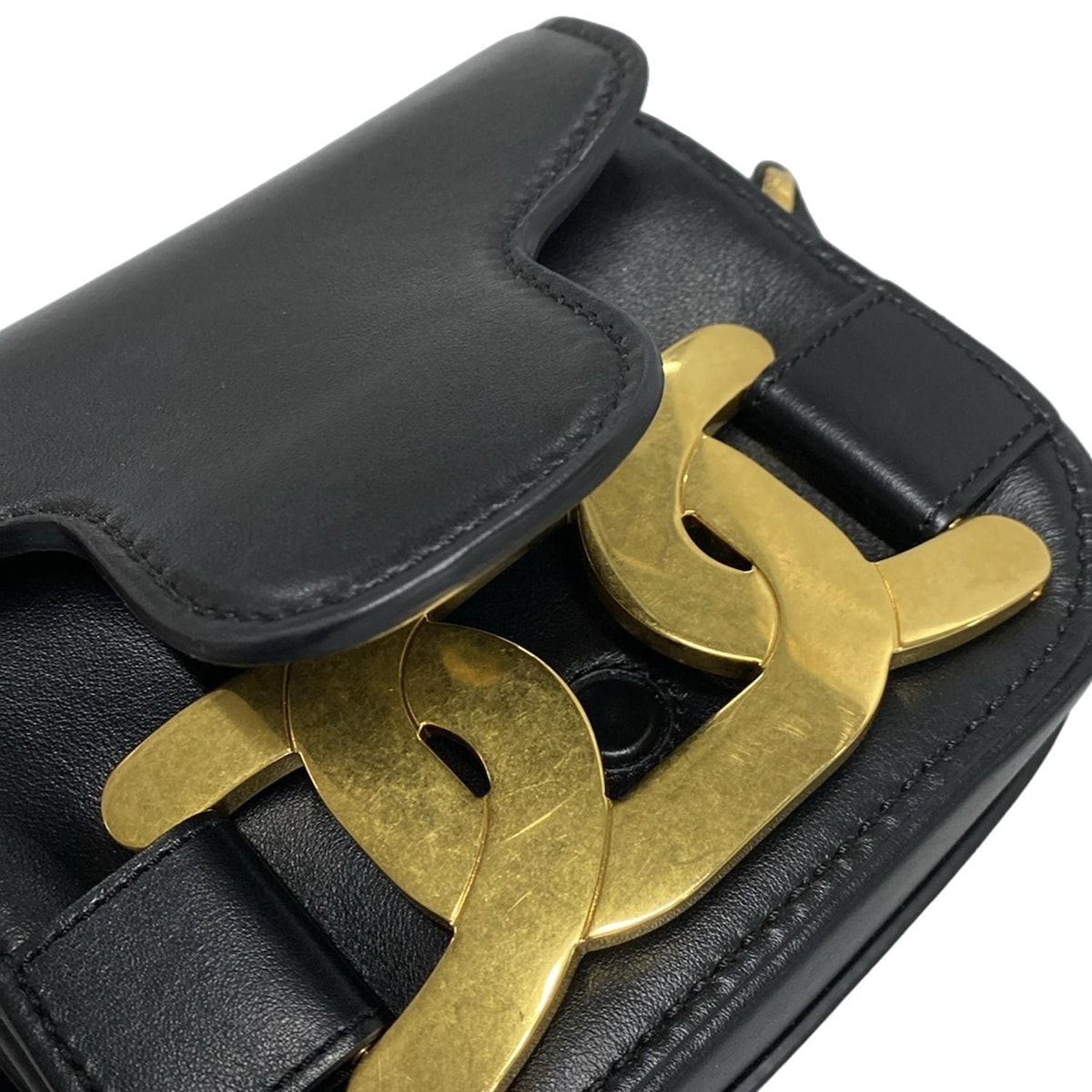 TOD'S　トッズ トートバッグ　ブラック　黒　ショルダーストラップ欠品 TOD'S トッズ トートバッグ 2WAYショルダーバッグ フリンジ