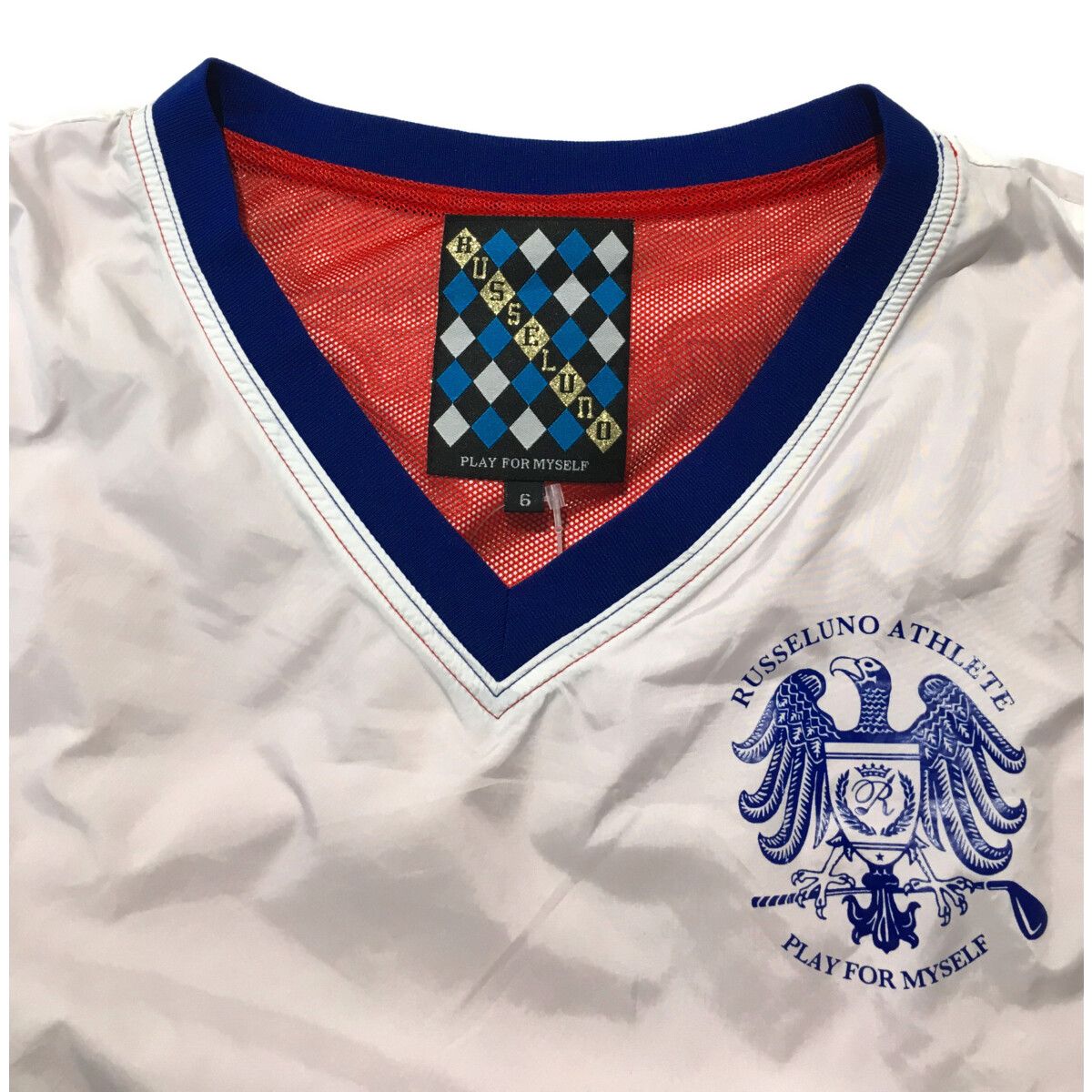 中古 メンズ ラッセルノ RUSSELUNO ベスト 6(LL) 白 ホワイト V