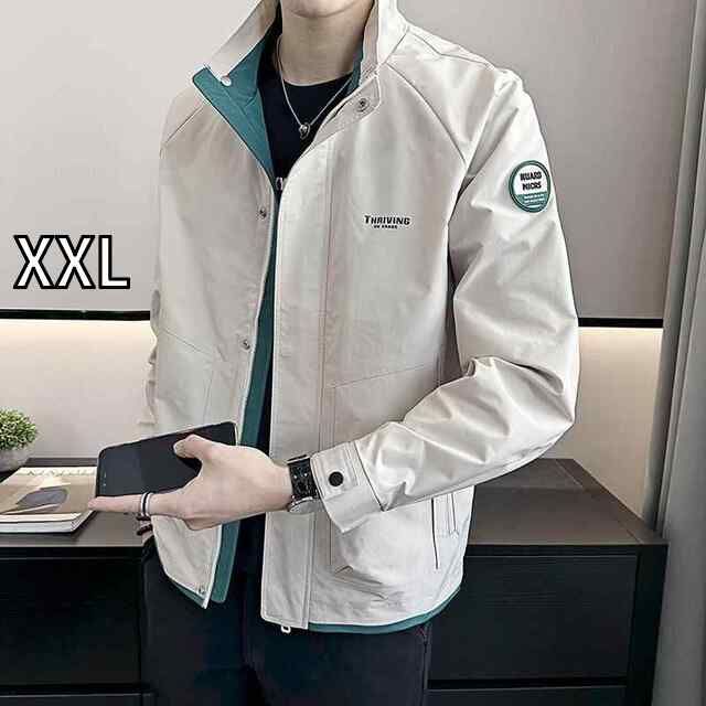 [XXL]メンズ  服 シンプル ファッション オシャレ 大人 かっこいい 大きいサイズ ストリート 紳士服 ジャケット 秋 ジャケット ファッション ワークウェア ハイエンド トップス 春 快適 スタン