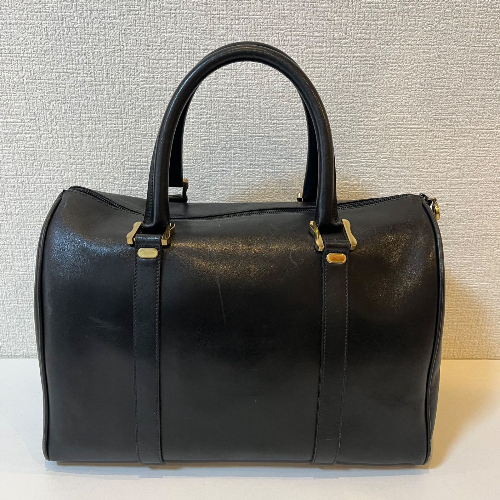 エティエンヌアイグナー ボストンバッグ ロゴプレート ゴールド金具 レザー 黒 2025年最新】アイグナー ボストンバッグの人気アイテム - メルカリ