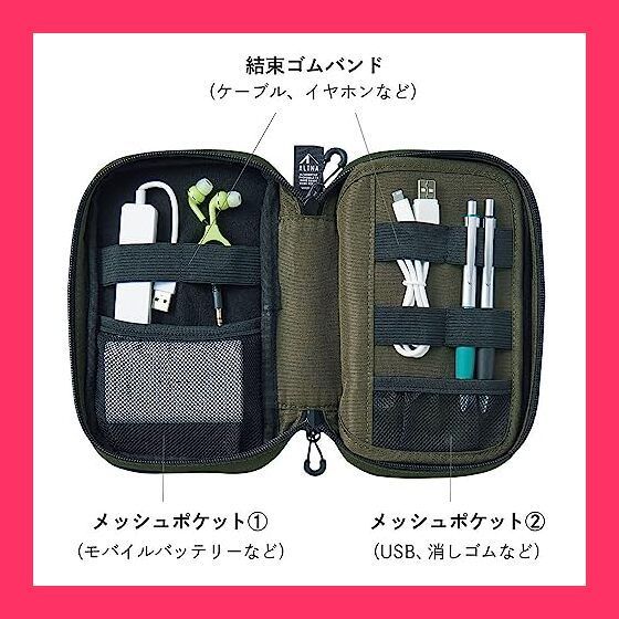 リヒトラブ コーデュラ ガジェット ツールポーチ ダブル ペンポーチ ブラック A7765-24　並行輸入品 リヒトラブ cordura ツールポーチ ダブルの通販