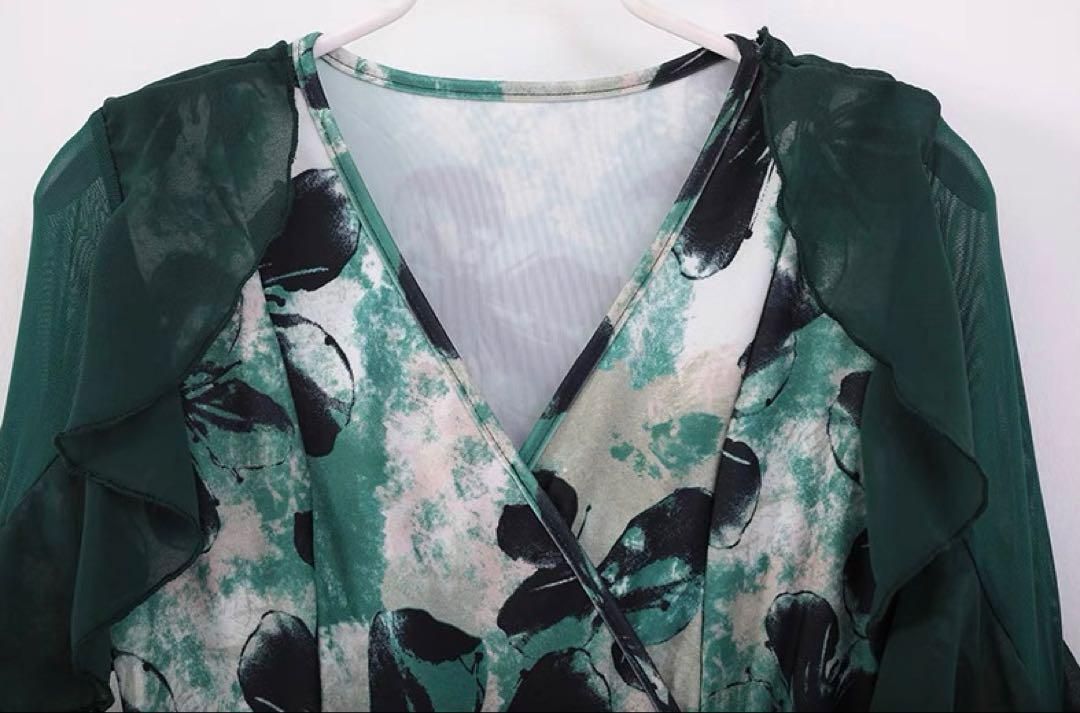 練習着に最適 花柄 ワンピース 一着 LLC-HASEGAWATOSO_COM