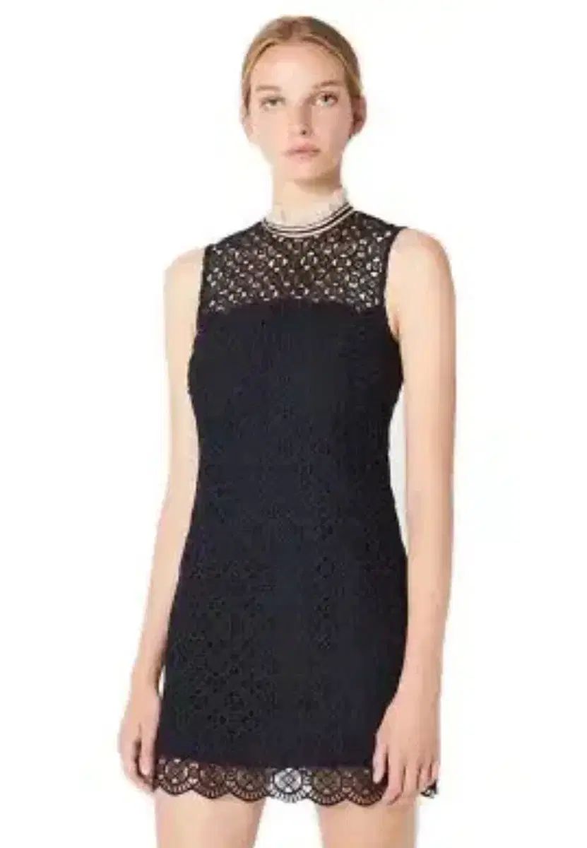 最終値下　美品　sandro サンドロ　レース　ノースリーブ　ワンピース　36 Sandro - 日本未入荷☆sandro(サンドロ)ワンピース☆サイズ36の