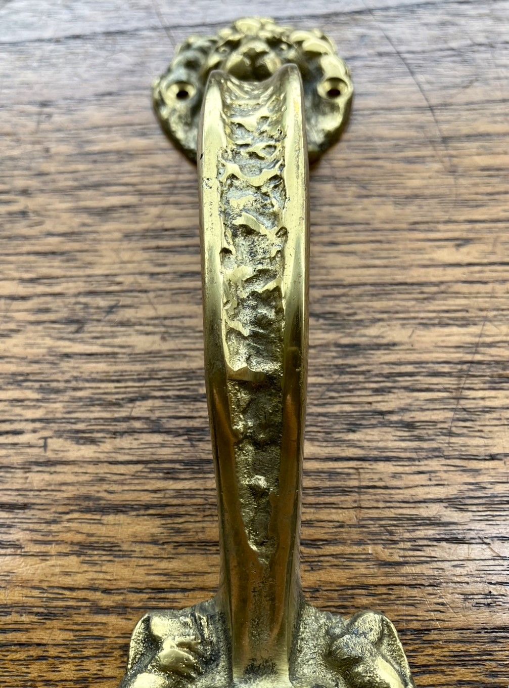 ドアノブゴールド金brass 玄関門レトロ取手取っ手持ち手引戸引き戸扉引き手金具戸棚家具装飾オシャレ