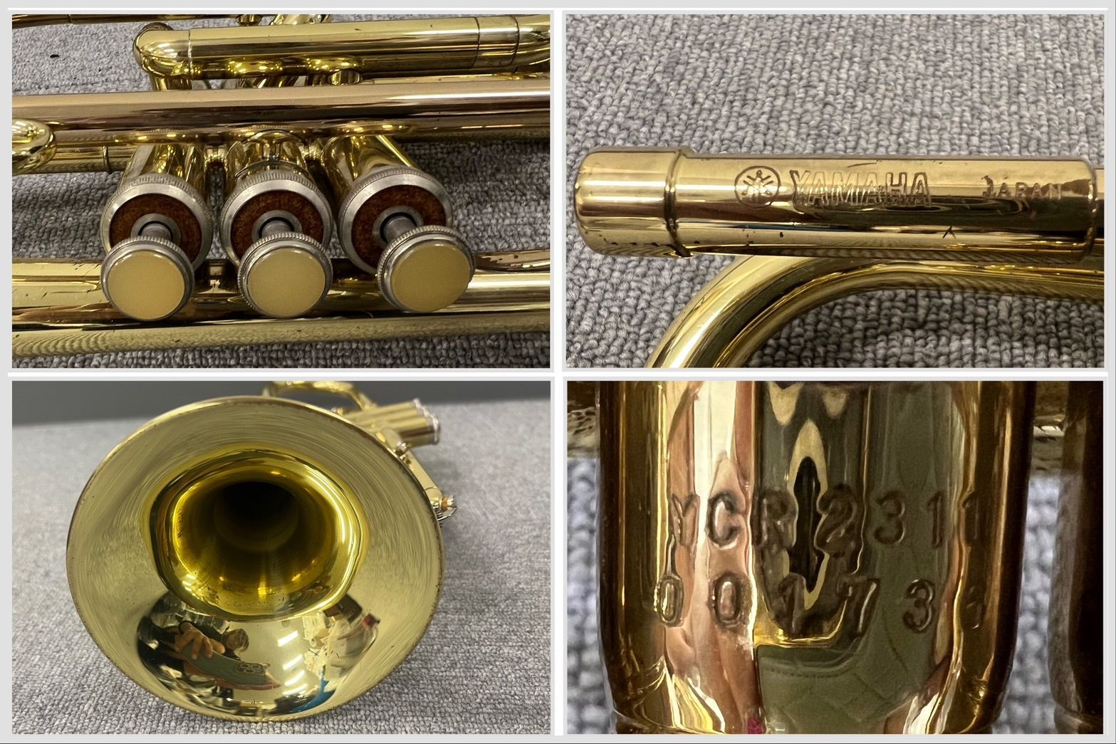 CH Y605-CH3-1084 YAMAHA ヤマハ コルネット YCR-2311 ゴールド