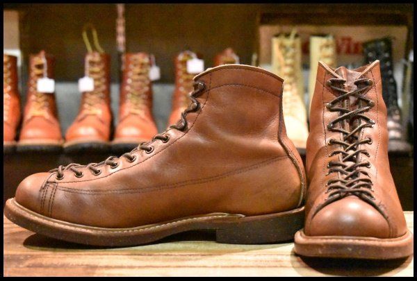 REDWING 2925 ラインマン　レッドウィング RED WING 6'' LINEMAN BOOTS 2925(10H CAMEL LARAMIE): GOOD