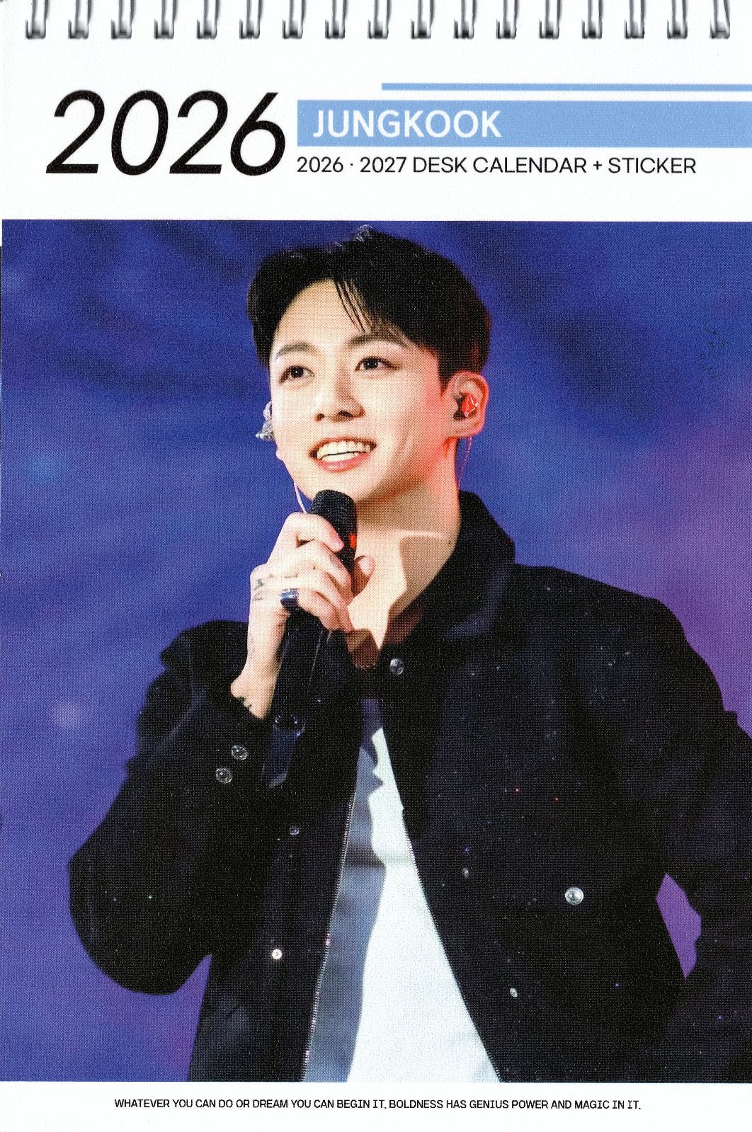 BTS I NEED U ジョングク グク カレンダー サイン トレカ BTS 防弾少年団 I NEED U JUNGKOOK 限定トレカ ジョングクver
