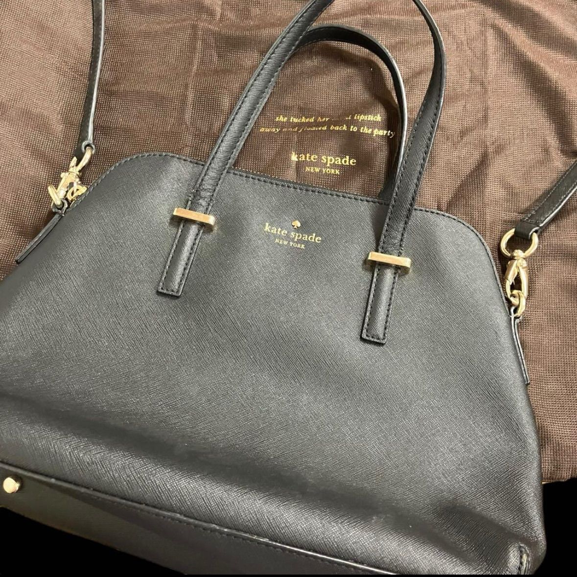 kate spade new york ケイトスペード ハンドバッグ 2WAYレザー 