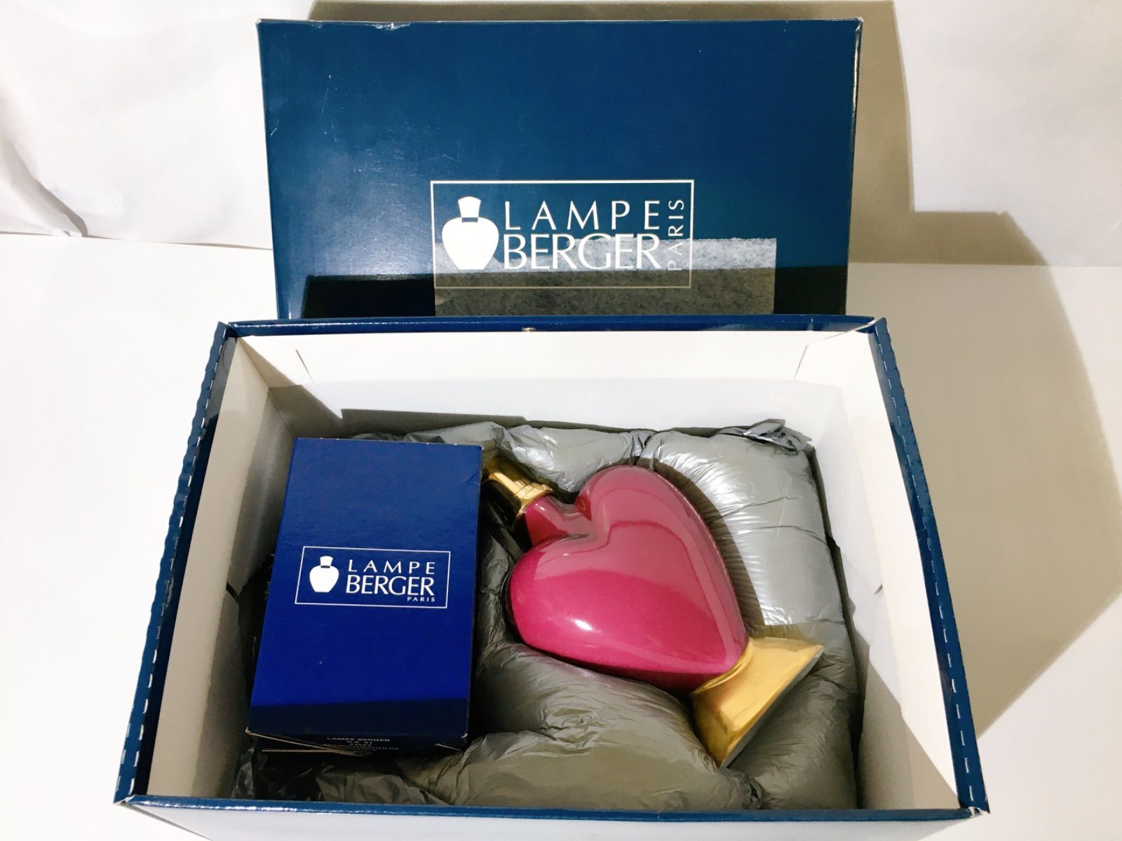 LAMPE BERGER ランプ ベルジェ アロマオイルランプ ハート ピンク