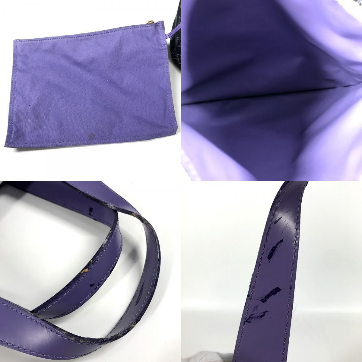 レザー|キャンバス パープル