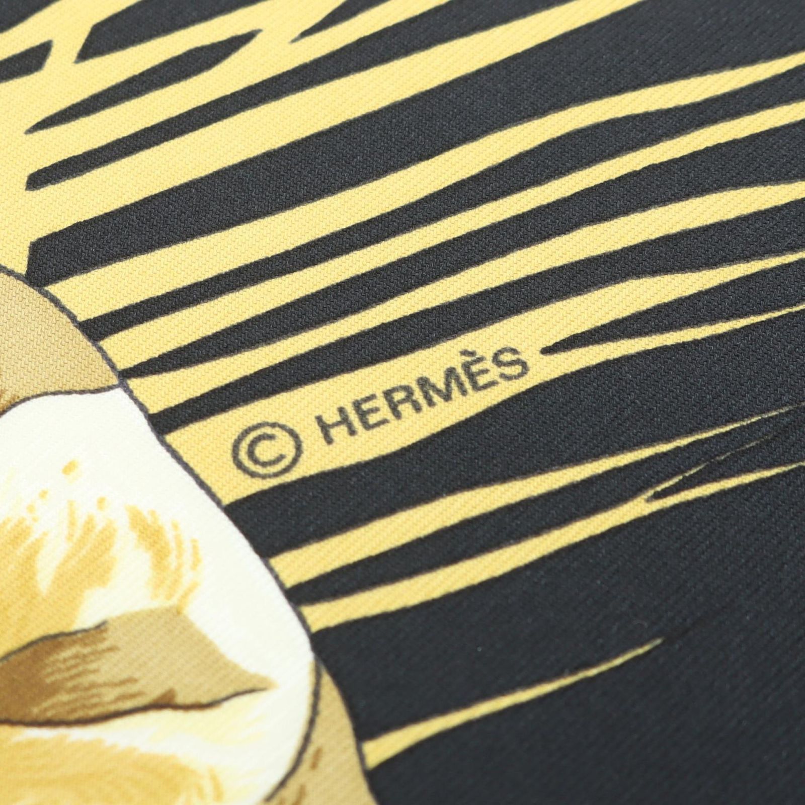 エルメス HERMES スカーフ カレ90 TURBANS DES REINES ブラック