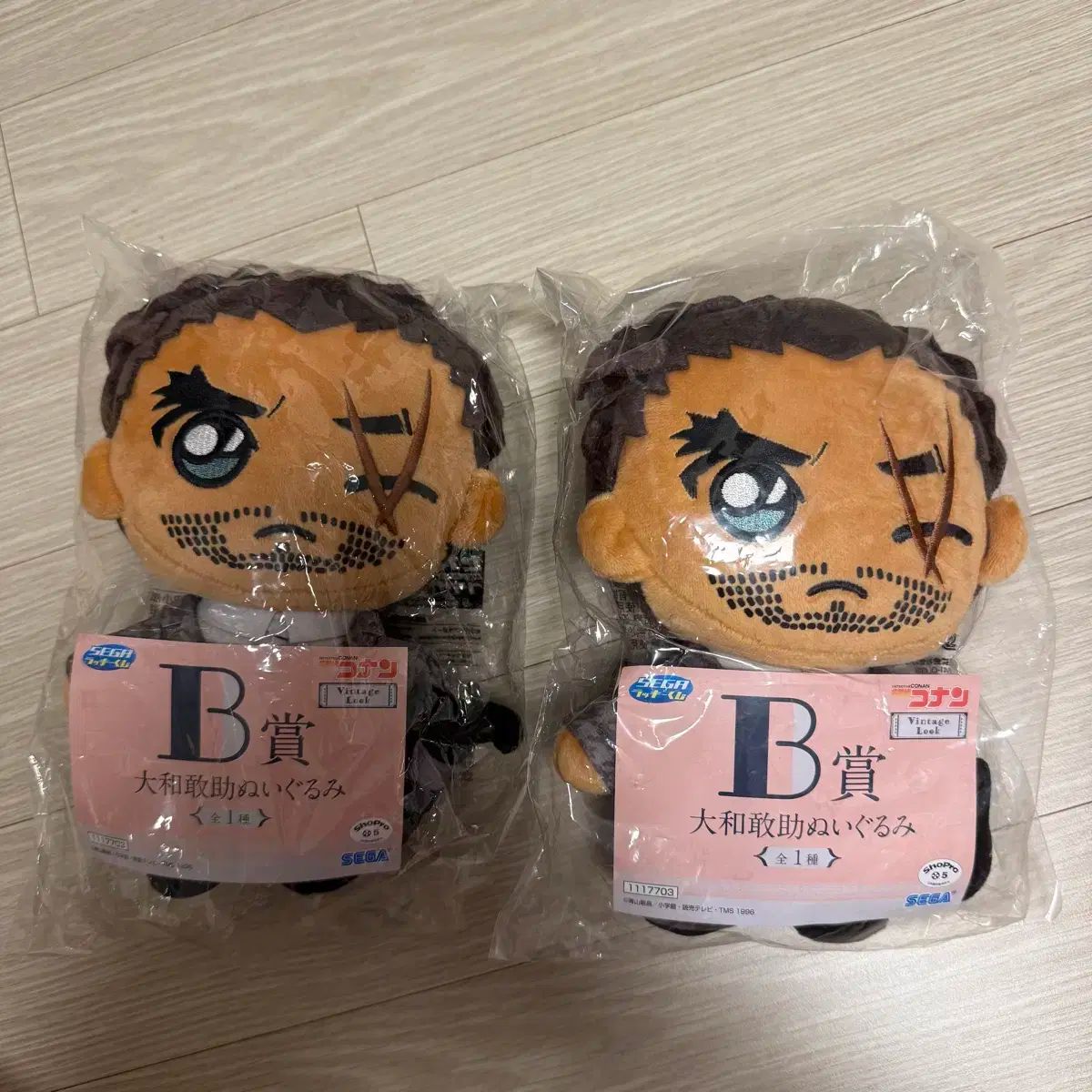 名探偵コナン　セガラッキーくじ ぬいぐるみセット　大和勘助　諸伏高明　B賞　C賞 名探偵コナン 勘助 人形 （ SEGA B 賞) SEGA(セガ) くじ コナン 2025