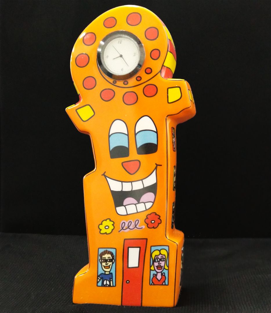 置き時計 陶器 JAMES RIZZI ジェームス リジィ アート ドイツ製