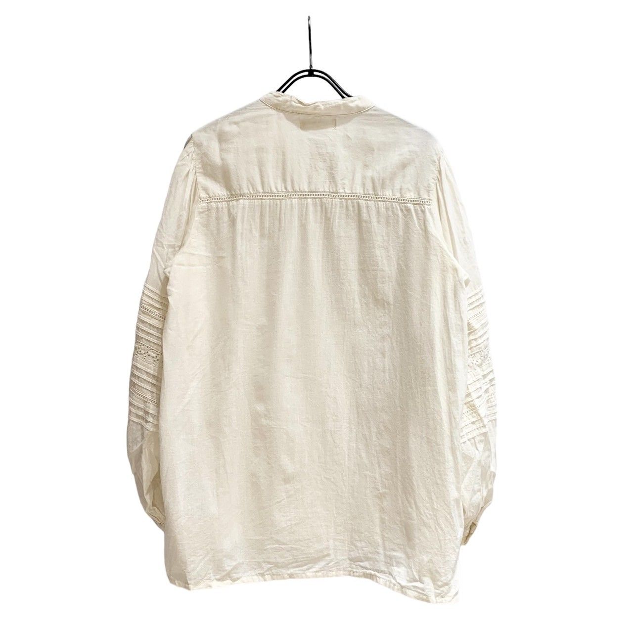 メゾンホテル☆ピンタックブラウス MAISON HOTEL (メゾンホテル) PINTUCK OPEN BLOUSE
