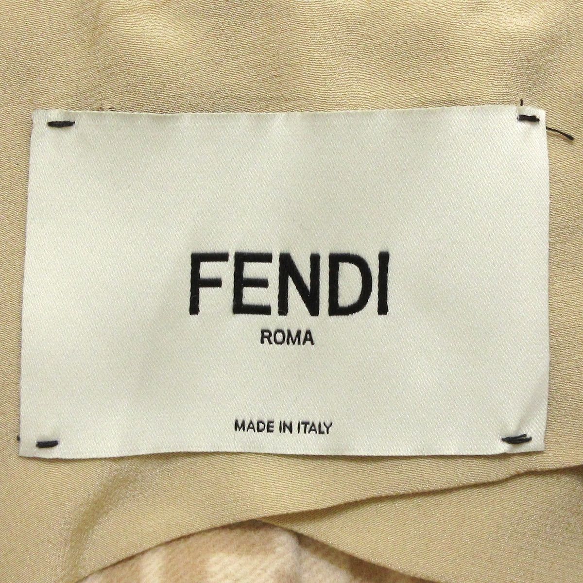 FENDI(フェンディ) コート サイズ42 M レディース ベージュウール 