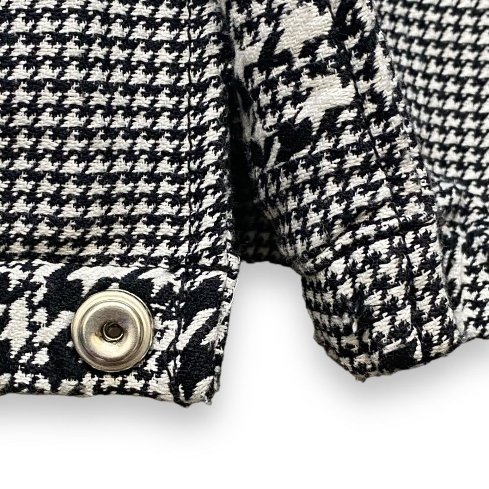 SUPREME 20AW Houndstooth Logos Snap Front Jacket ジャケット - メルカリ
