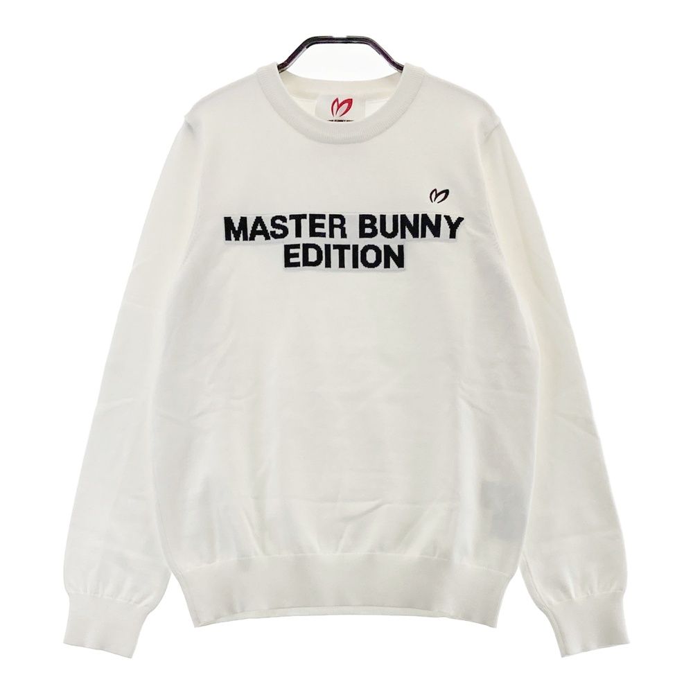 サイズ 1 MASTER BUNNY EDITION マスターバニーエディション 2025年モデル ニットセーター ホワイト系 240101529253 ゴルフウェア レディース ストスト