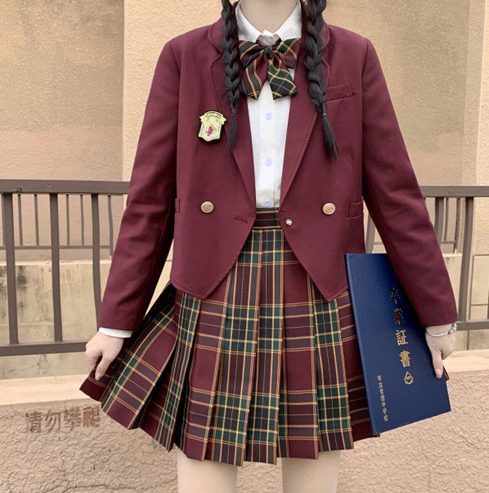 スカート チェック セット 女子高生 制服 リボン ブレザー JK 学生 スクール コスプレ ファッション レディース ブラッククイーン女子高生 制服 高校制服 5点セット 学生服 セーラー服 JK制服 ジャケット お揃い 卒業式スーツ