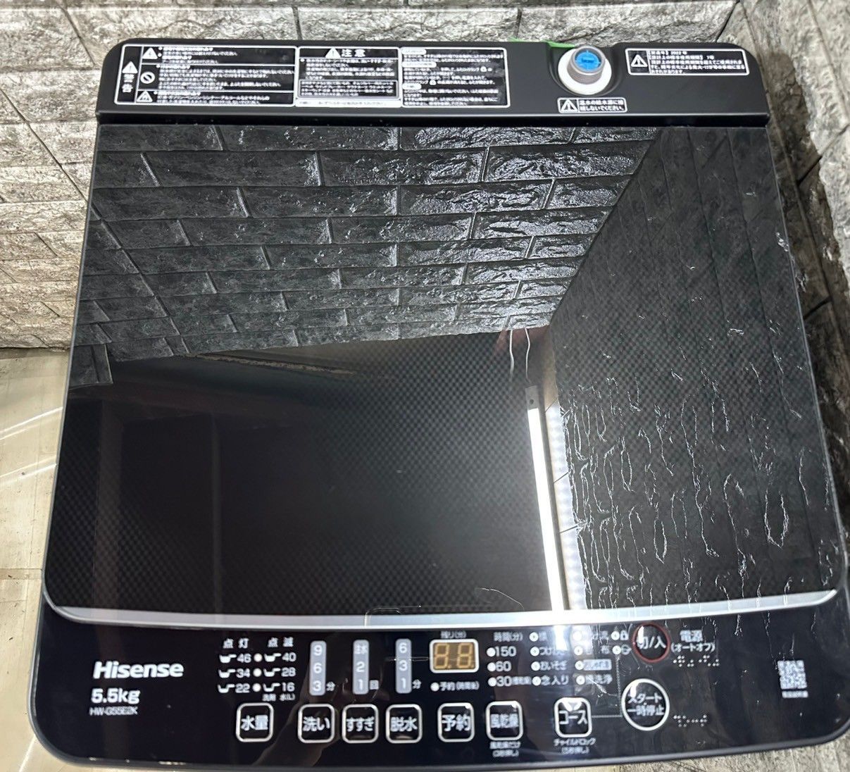 大阪送料無料☆3か月保障付き☆洗濯機☆ハイセンス☆5.5kg☆2022年☆HW 