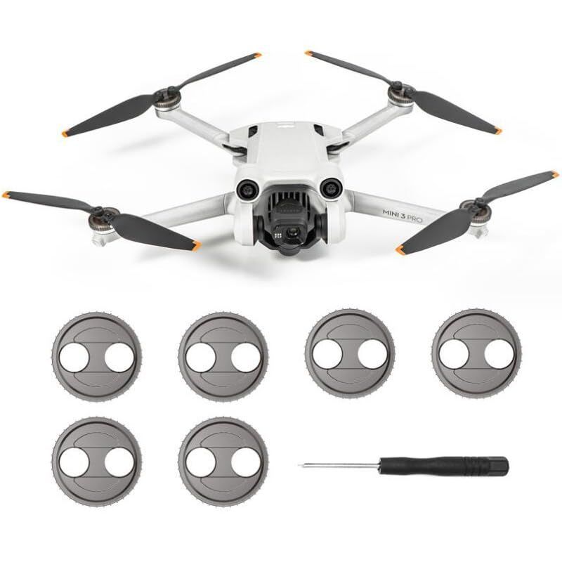 DJI Mini 4 ProMini 3Mini 3 Pro 対応 モーター保護カバー アルミ合金製 モーター保護カバー ダストカバーアクセサリー