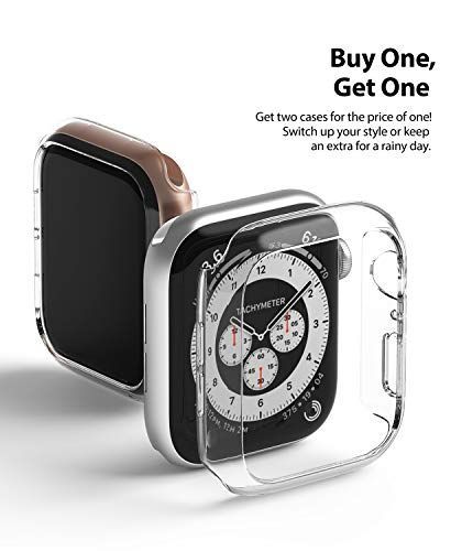 送料無料】 [6 / 5 / 4 / SE 40mm]_Clear (2P) 【Ringke】Apple Watch