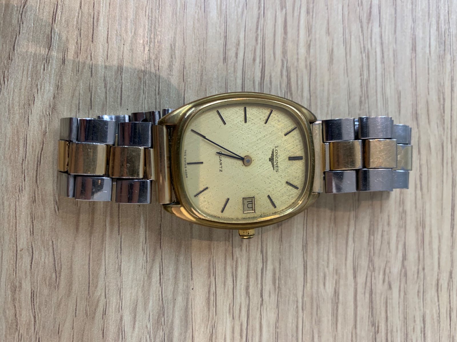 タ*カ様 B　LONGINES ロンジン　時計　クォーツ　デイト　動作未確認 ロンジン 腕時計 日付 クォーツ メンズ LONGINES 動作未確認